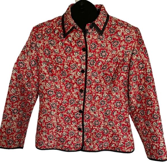 Gorgeous Silk Jacket by Silkland, Size Small Petite - Picture 1 of 5